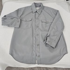 Wilfred Leather Shacket